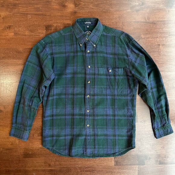 Gant Salty Dog Linen-blend Shirt - Medium - Tartan - Picture 1 of 5